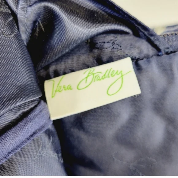 VERA BRADLEY Navy Blue Twirly Birds Backpack - Picture 12 of 16